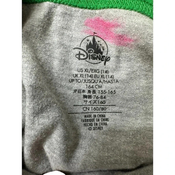 Disney Duck Tales T-Shirt Huey Dewey & Louie Crewneck Gray Yellow Kids Size XL - Picture 4 of 4